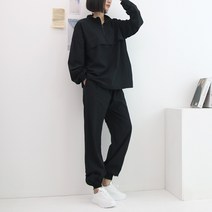데이프릴 남녀공용 나론 긴팔 아노락반집업 조거팬츠 트레이닝세트