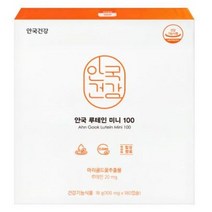 안국건강 루테인 미니100 + 쇼핑백 선물세트, 180정, 27개