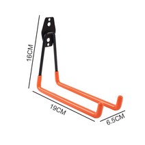 자전거보관용거치대 헤비 듀티 금속 후크 차고 정리 벽걸이 자전거 걸이 미끄럼 방지 사다리 정원 도구, [13] A13