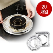 간편한 가스렌지 커버 (20개입) 가스레인지 철벽 커버하 방어 렌지 기름때 오염방지, 원형(20개입)