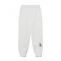 MLB 엠엘비 베이직 미디움로고 조거팬츠 LA (White)