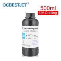 [해외] 5ML UV 평판 프린터 용 냄새 UV 코팅액은 부드러운 소재로 인쇄 할 수 있습니다. 유리 아크릴 목재 UV 전처리 솔루션, 1개, 상세내용표시