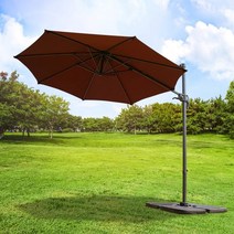 루나 폴딩 파라솔 2700+플라스틱 베이스 15kgX4, 그린