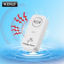 수도 누수탐지기 KERUI 누수 감지기 알람 민감한 및 물방울 경고 90db 시끄러운 홈 보안 오버플로 센서 주, 한개옵션0