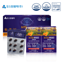 오스틴제약 눈건강 루테인 지아잔틴 (500mgX30캡슐X4EA) /4개월분 식약처 기능성 인정 / 7종 복합기능성 .... TV및 신문광고중, 1세트(500mgX30캡슐X4EA)/4개월분×1