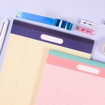 B5 A4 모눈 떡메 옥스포드 노트 2type [떡메모지 FRAISEL 공시, 상세설명 참조, A4 옐로우