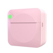 열전사 사진기 핸드폰 사진 인화기 영수증 프린터 스티커 사진 기계 미니 블루투스 디지털휴대용 포토 프린터, 타입2 핑크