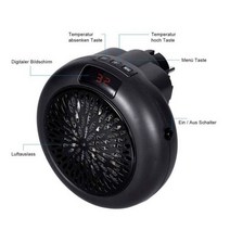 대형 온풍기 농업용 열풍기 900 w 휴대용 히터 룸 따뜻한 벽 콘센트 원더 프로 라디에이터 홈 기계 빠르고 간단한 열, 검은색, 900w 리모컨 없음, 우리를