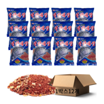 천하대장 감성돔 집어제 미끼 바다낚시 밑밥 원투 파우더 밑밥용 1박스/12개