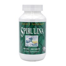 소스내츄럴스 스피룰리나 500mg 타블렛 무설탕 글루텐 프리, 500개입, 1개