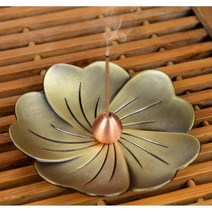 인센스트레이 인센스홀더 인센스콘홀더 인센스받침대 펜분향 향꽂이, 옵션, 황동색