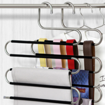 논슬립 바지옷걸이 바지걸이 스텐 5단 정리 다용도 치마걸이, 15개