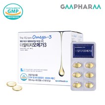 지엠팜 더알티지 오메가3 비타민D 1000IU함유(120캡슐 2개월분), 60개입, 1개, 60정