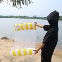 썬베드 해변의자 피크닉 테라스벤치 카페야외의자 파라솔루프탑 선배드 PVC Summer Inflatable Foldable Fl, 한개옵션1, 05 color 5
