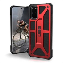 URBAN ARMOR GEAR UAG 삼성 갤럭시 S20 플러스 케이스 [6.7 인치 스크린] 모나크 [블랙] 견고한 충격 방지 밀리 드롭 테스트 보호 커버