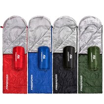 프리폼 하계용 침낭 동계용 사계절 캠핑 기본형 머미형, 1개, 침낭 머미형 레드