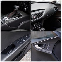 아우디 A7 1세대 G48 실내 인테리어용 카본 데칼스티커, 05.3D 카본와인, 01.기어테두리/콘솔패널