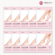 로로비 굳은살 각질 제거 풋 케어 보습 팩 1팩, 풋케어 (10팩)