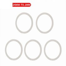 전기자전거자전거 크랭크 와셔 가스켓 링 조정 스페이서 사이클링 액세서리, 01 24MM Stainless steel, 한개옵션1
