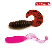 다미끼 그럽웜 A그럽 2인치 쏘가리 배스 꺽지 지그헤드 웜 한국낚시, 1g, 017