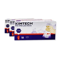 유한킴벌리 킴테크 G10 라텍스 PFE XTRA 글러브 50매 대(L), 1개, 50매입