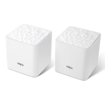Tenda nova mw3 mesh3f 전체 홈 메쉬 wifi 시스템 ac1200 듀얼 밴드 2.45ghz Wi-Fi 넓은 범위의 무선 라우터, 영국 플러그 어댑터, 2 조각 상자 없음