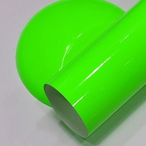 자동차 프리미엄자동차 스타일링 형광 핑크 비닐 스티커 광택 컬러 필름 자체 접착 포장, 02 green_03 30cm x 152cm