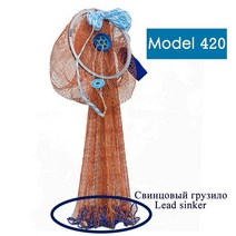 투망 그물망 던지는Lawaia 리드 싱커와 함께 던지기 낚시 그물 캐스트 반지 미국의 손, 04 420