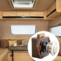 카라반 RV 푸시 잠금 장치 자물쇠 압력 캠핑 캠핑카 보트 모터 캐비닛 서랍 래치 버튼 가구/정직한사람들, 5200PN