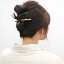러블리 MODERN 셀룰로오스 슬림 크리스탈 헤어자동핀