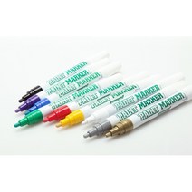 문화 페인트마카 금색 자일렌프리 5mm 둥근닙 12EA KB389 5541, 금색 자일렌프리 4 5mm 둥근닙