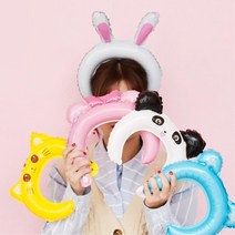 생일 이벤트 머리띠 풍선 어린이 홈파티 베이비샤워, 젖소