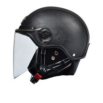 전동스쿠터 전기오토바이 전동킥보드 전기바이크 Casque Moto-빈티지 안전 헬멧 스쿠터 자전거 엔진 Casco, 17 NO17_01 S