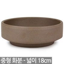 낮은 토기 중형 화분 - 다육이 선인장 식물 다육 사무실 거실 인테리어 도자기 자기, 01_Sein_복고풍원형토기분대형-A타입