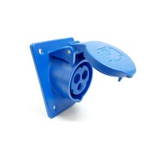PCE 413-6 16A 230V 대용량 전기 커넥터 경사형 판넬 소켓 암 3PIN 산업용 플러그