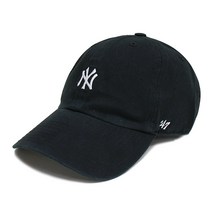 47브랜드 스몰로고 47 클린업 뉴욕양키스 모자 블랙 B-BSRNR17GWS-BK 스포츠 패션 야구모