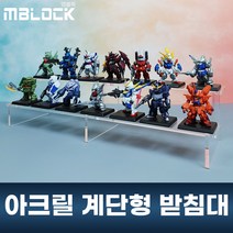 엠블럭 아크릴계단형받침대 1층 2층 3층 4층 5층 - 넨도로이드 소니엔젤 건담컨버지 건담 피규어 진열대 계단식받침대 장식대 소품거치대 아크릴매대 아크릴진열대 아크릴거치대, 01번-1층, B_9cm