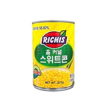 동서 리치스 홀커널 스위트콘 425g 동서 옥수수 콘 통조림, 11개