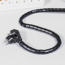 전선정리 케이블커버 5M 스피드 스네이크 22MM 블랙 케이블정리커버 스네이크전선정리, 1개