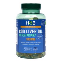 홀랜드앤바렛 대구간유 1000mg 120캡슐 Cod Liver Oil
