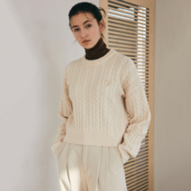 얀써틴 얀써틴 ESSENTIAL TWIST KNIT_CREAM (9390772)