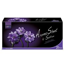 LG생활건강 샤프란 스타일러 향기 아로마 시트 자스민 블루 20매 (사탕증정), 1