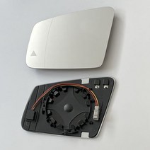 호환 사이드 미러 수리 백미러 열선 자동차 LED 경고 사각지대 가열 거울 유리 메르세데스 벤츠 X156 W212 W204 W221 C180 C250 C 300 C350 E200, Left