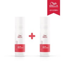 [웰라][1+1] 살롱 케어 인비고 브릴리언스 샴푸 250ml_염색모 전용, 없음