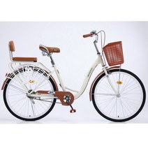 자전거 접이식 신제품 2023 도시 사이클링 자전거 여성용 MACCE Vtt 싱글 스피드 하이 카본 스틸 시티 사, 05 khaki, 01 24Inch