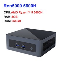 GenMachine2023미니PC게이머 AMD3550H지원 Windows10/11DDR48GBSSD WIFI5 6NUC신, 025600H8G2666256GB_04EU