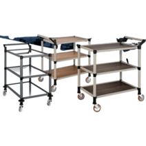 음식 안전 수납 방지턱 가볍게 밀리는 서빙 카트 대형 이동식트롤리 고기집, 일반형 스텐 3단 신대