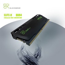 BR DDR4 Ram 메모리 3200Mhz 16GB 32GB 2666Mhz 1600MHz 8GB 데스크탑 마더 보드 용 방열판, 05 4GB 2400MHz