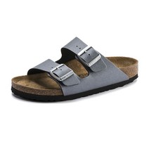 버켄스탁 아리조나 아이시 메탈릭 앤트러사이트 네로우 1014285 슬리퍼