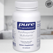 퓨어 인캡슐레이션 PureResponse 멀티 비타민 60 캡슐 이뮨 서포트, 멀티 비타민 60캡슐